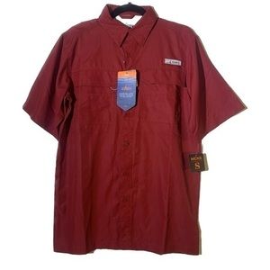 Habit Marino Lake Short Sleeve River Shirt Red